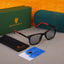 Retro Biggie Black Frame Transparent Lens Sunglasses