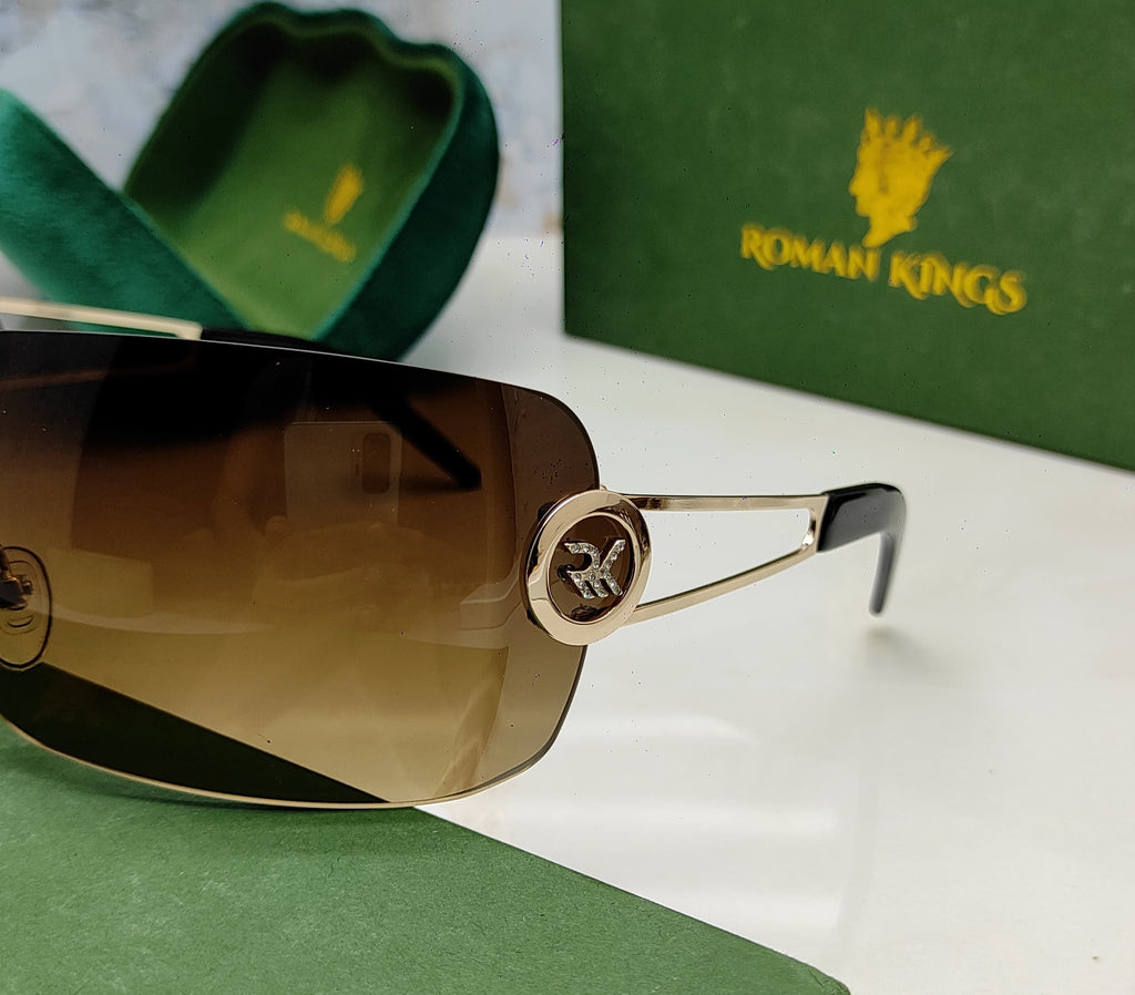 Merlin Brown Gradient Premium Sunglasses