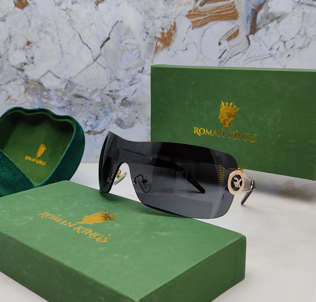 Merlin Gold Black Premium Sunglasses