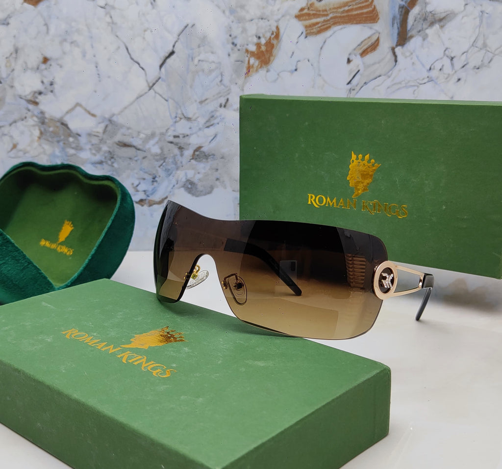 Merlin Brown Gradient Premium Sunglasses