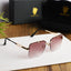 Milano Rimless Gold Red Gradient