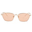 Andreas Trapezoid Silver Pink Women's Sunglasses